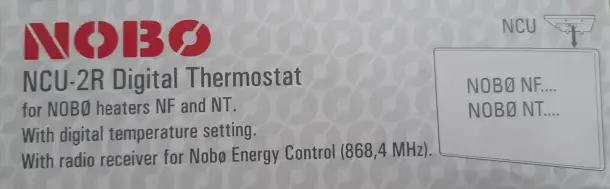 терморегулятор NOBO NCU-2R., фотография 2