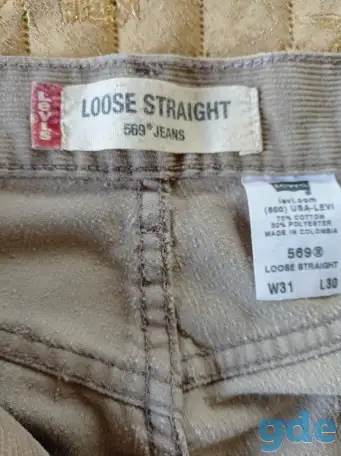 Джинсы LEVI STRAUSS & CO W31 L30 Колумбия, фотография 3