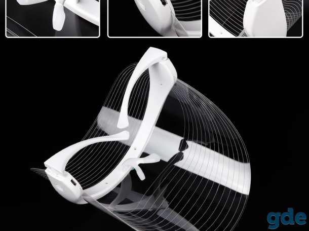 LED маска для ухода за кожей лица. Косметология. Омоложение., фотография 2