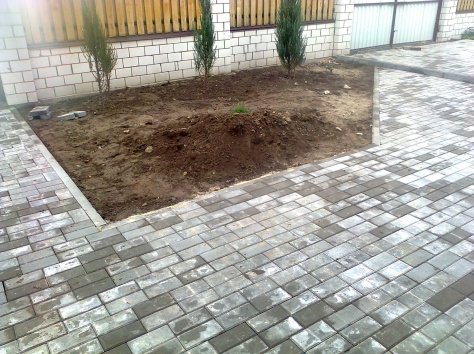 укладка тротуарной плитки, фотография 4