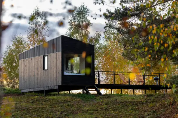 Панорамные домики Nomad Houses в аренду на Браславских озерах, Витебская область, район, Межанский сельсовет, СТ Струсто, фотография 13