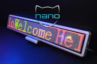 Бегущая строка Вывеска Светодиодная реклама LED дисплей, информационное табло, программируется текст, шрифт, спецэффекты, фотография 7