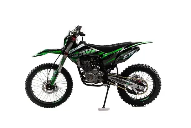 Мотоцикл кросс motoland xt 250 hs (172fmm-4v) (4-х клапанный) зеленый, фотография 1