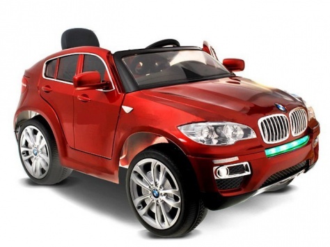 Детский электромобиль бмв x6 bmw x6 original бордо 2014, фотография 2