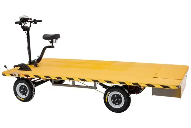 Платформенная тележка электрическая rutrike склад 2500 new, фотография 5