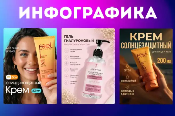 Инфографика для маркетплейсов Ozon, Wildberries, фотография 2