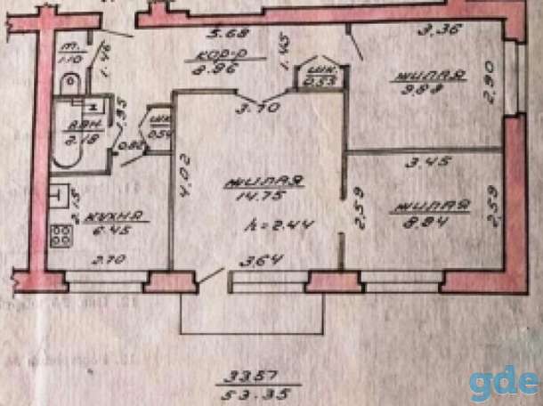 3-к квартира по проспекту Фрунзе 80 к 3, фотография 7