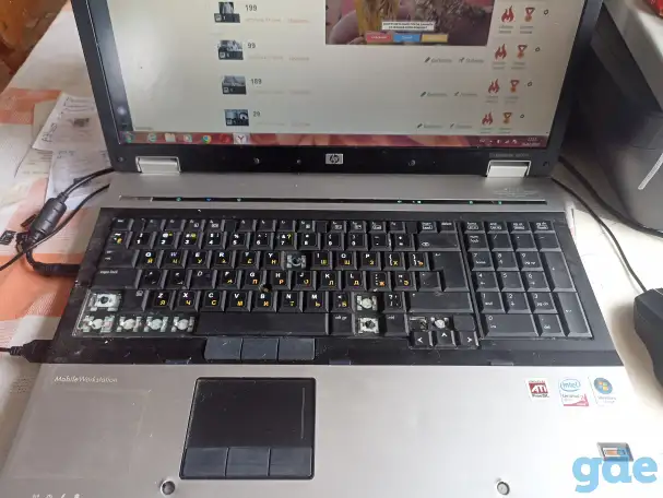 Ноутбук 17 Hp Elite Book 8730w 4500 Gb Win7., фотография 3