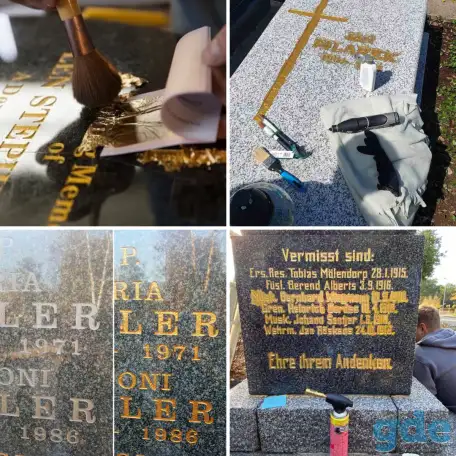 Ремонт памятников на Кальварийском кладбище, уборка и уход, фотография 2