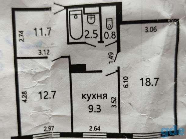 Продам 2-х комнатную квартиру в Логойске. Собственник, фотография 12