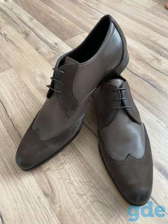 Новые туфли Zegna 8 12 стелька 29 см, фотография 5