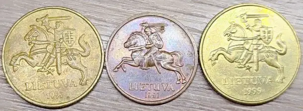 10, 20, 50 центовCentu) Литва, фотография 8