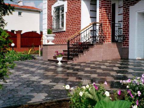 Укладка тротуарной плитки, фотография 1