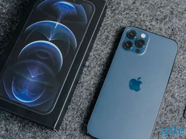 Смартфон Apple iPhone 12 Pro Max 256GB (тихоокеанский синий), новый, фотография 1