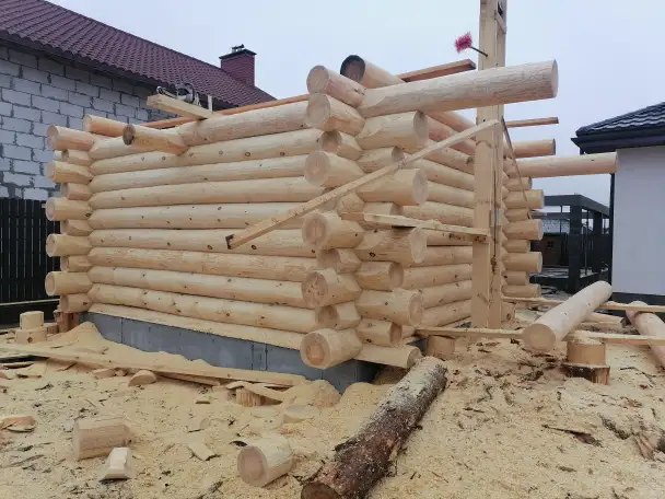 Срубы из рубленного  бревна под ключ, фотография 15