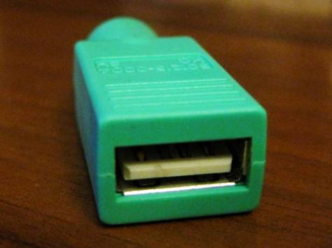Переходник USB PS/2 - USB A (f) (Новый!), фотография 2