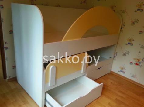 Детские кровати выкатные в Минске с выдвижными шуфлядами, фотография 9