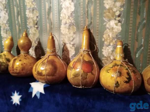 Продаю бутылки из натурального природного материала тыквы лагинарии, фотография 6