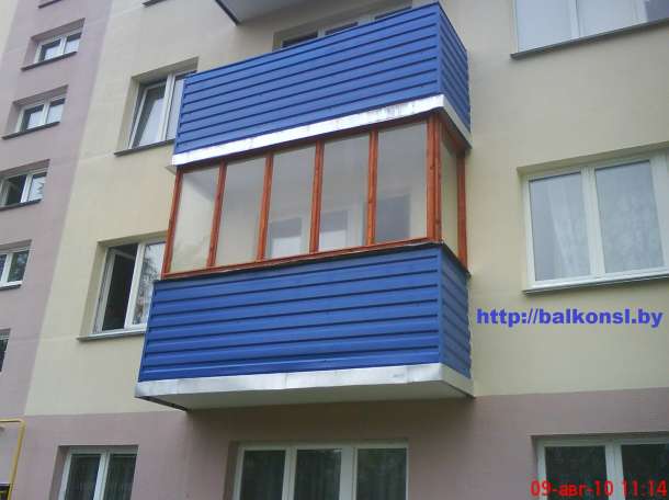 Балконные рамы из дерева, фотография 1