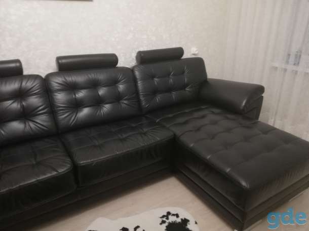 Продам кожаный диван, отличное состояние. Не бы в употреблении. Угловой, фотография 2