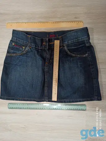 Юбка D@G DOLCE GABANO Италия. Размер SIZE:30. Талия (полуобхват) - 41 см,   длина - 34., фотография 1