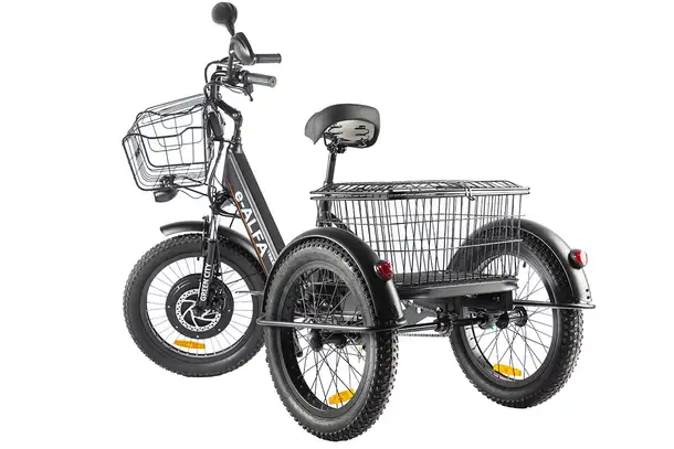 Трицикл green city e-alfa trike, фотография 2