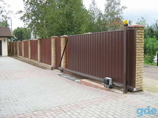 откатные ворота, фотография 1