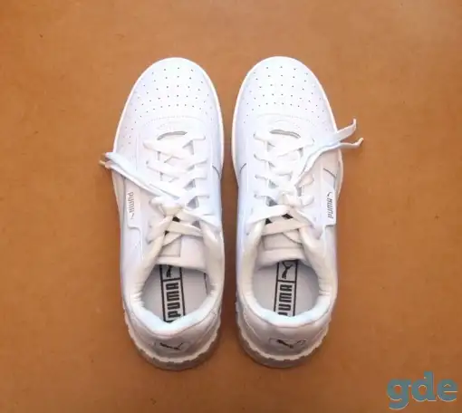Женские кроссовки Puma Cali Bold белый цвет. Р-р 39. Материал: натуральная кожа., фотография 4
