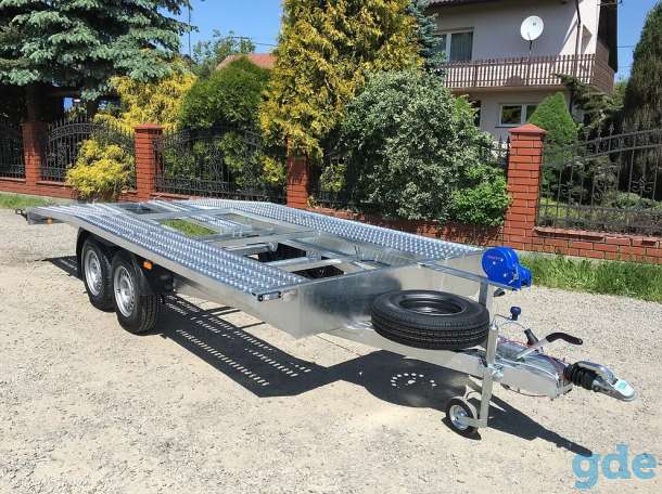 Новый польский прицеп автовоз 465*210-3000кг, фотография 1