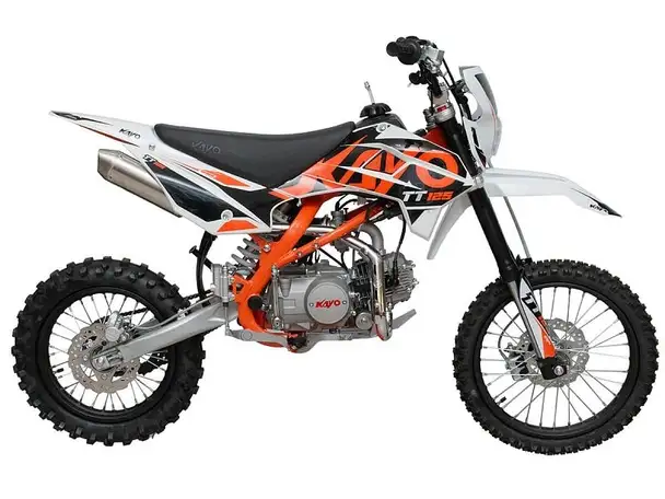 Питбайк kayo basic k125em 17/14 krz (механ. сцепл., эл. стартер 2024, фотография 1