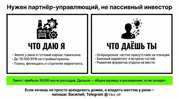 Партнёр управляющий в турпроект (глэмпинг/агротуризм, Гомельский р н), фотография 4