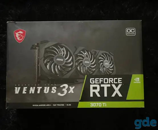 Видеокарта MSI GEFORCE RTX 3070 Ti VENTUS З X, фотография 2
