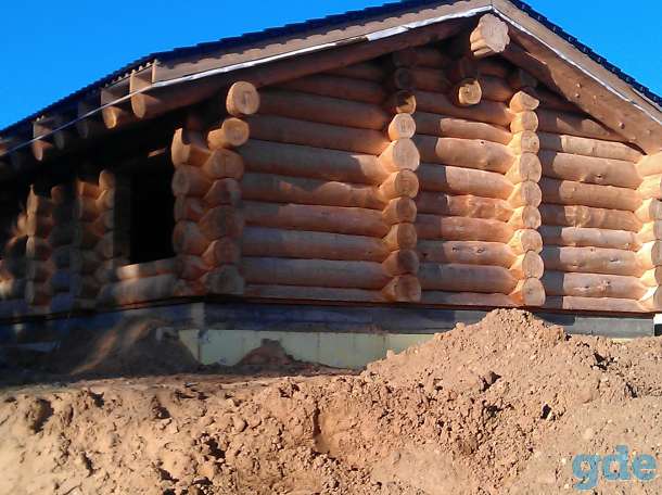 Деревянные дома (бани,беседки) срубы из круглого бревна рубленные вручную из ангарской сосны, сибирского кедра., фотография 3