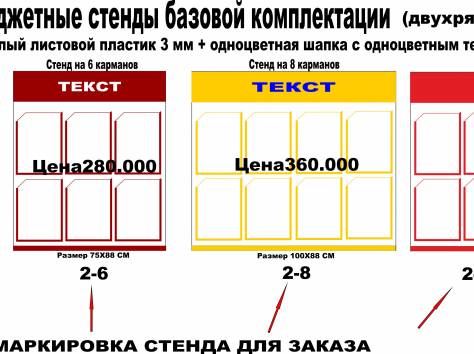 Стенды для бюджетных организаций, фотография 2