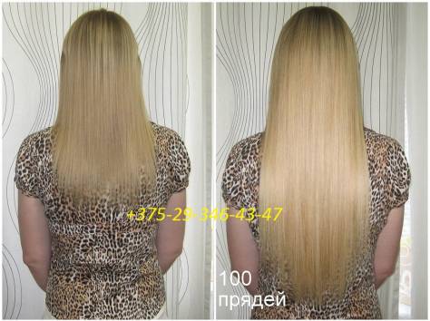 Наращивание волос по итальянской технологии, фотография 2