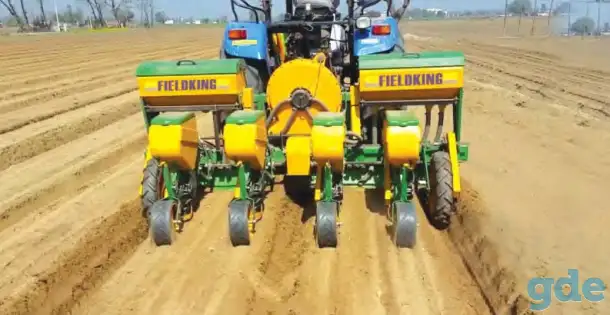 Пневматическая линейная сеялка Fieldking FKPMCP-2, фотография 1