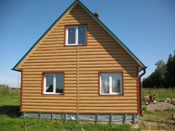 Сайдинг металлический Блок-хаус и ЭкоБрус. , фотография 3
