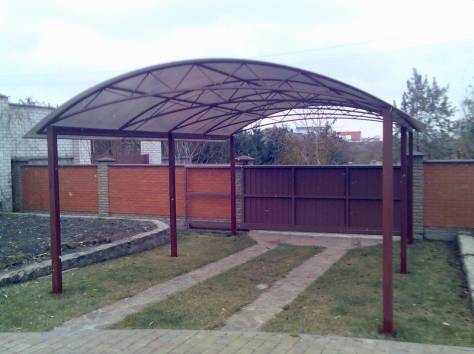 Кованые навесы и козырьки, фотография 3