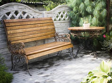 Кованые лавочки, фотография 4