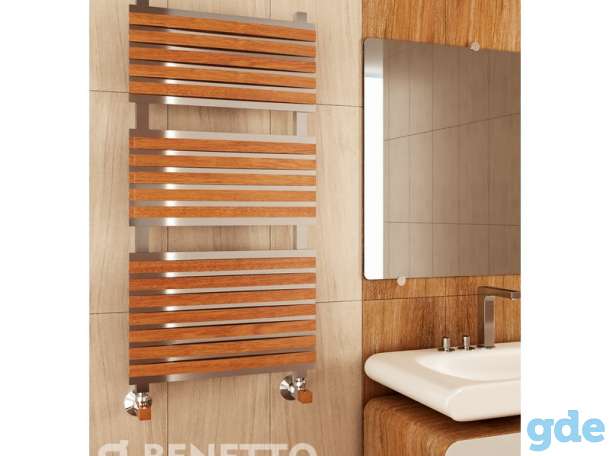 Полотенцесушитель Benetto Венето Legno П20 450x1051, фотография 1