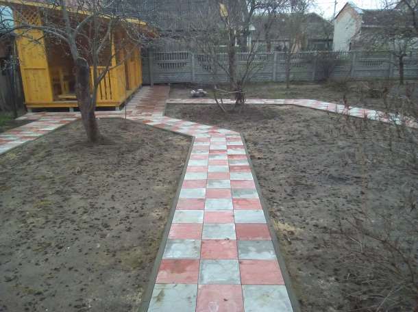Тротуарная плитка, укладка тротуарной плитки под ключ., фотография 2