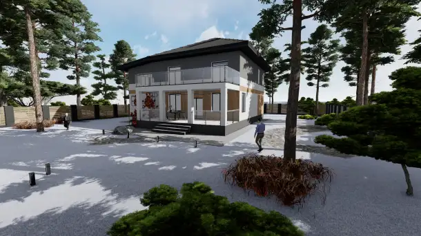 ДИЗАЙН ФАСАДА, цветовые решения фасадов, визуализация, 3D, фотография 3