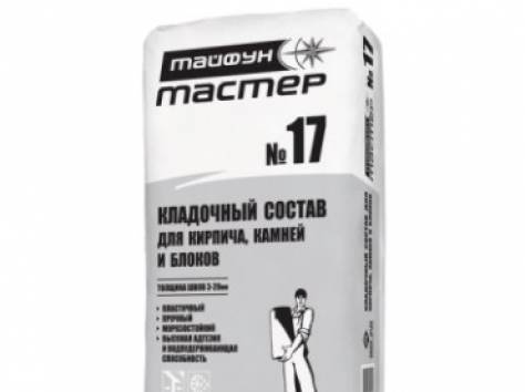 Смесь для кладки кирпича и камня Тайфун Мастер №17 25 кг, фотография 2