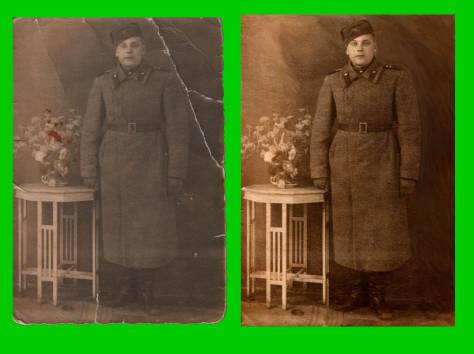 Помогу с восстановлением и ретушью старых фотографий, фотография 4