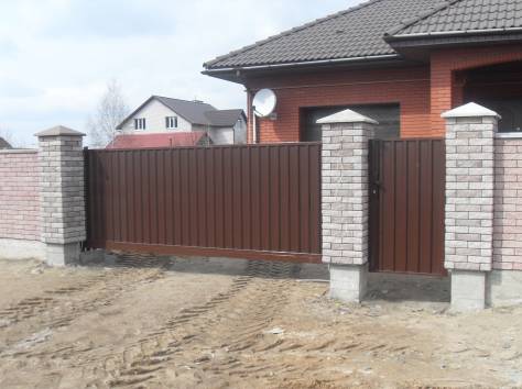 ворота козырьки перила, фотография 5