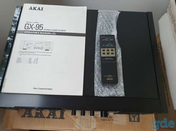Японская кассетная дека Akai gx-95, фотография 2