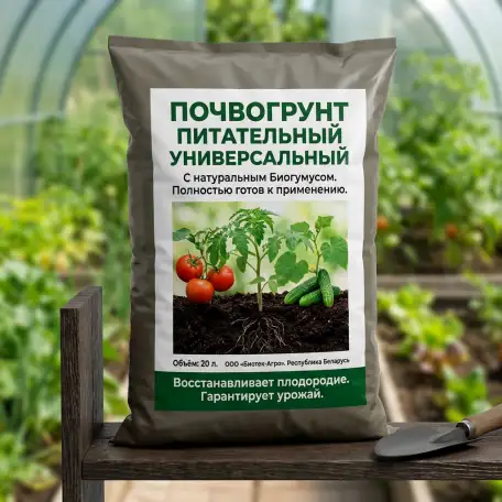 Готовые грунты с биогумусом  для рассады, цветов, томатов, фотография 1