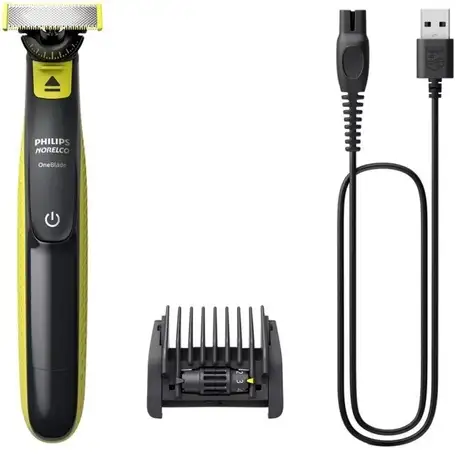 Триммер для бороды и усов philips oneblade face qp2724/20, фотография 1