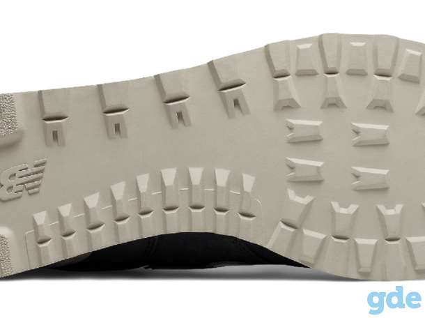 ОРИГИНАЛЬНЫЕ КРОССОВКИ New Balance ML574ESQ из Европы.  Натуральная Замша. Цвет Синий, Серый, Белый.  Размер USA 11/ UK, фотография 7