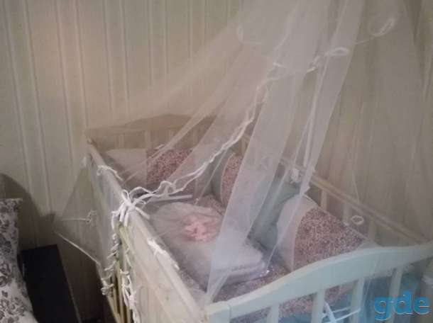 Продам детскую кроватку со всем необходимым, фотография 7